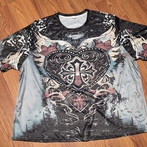 SHEIN Black and White Blouse